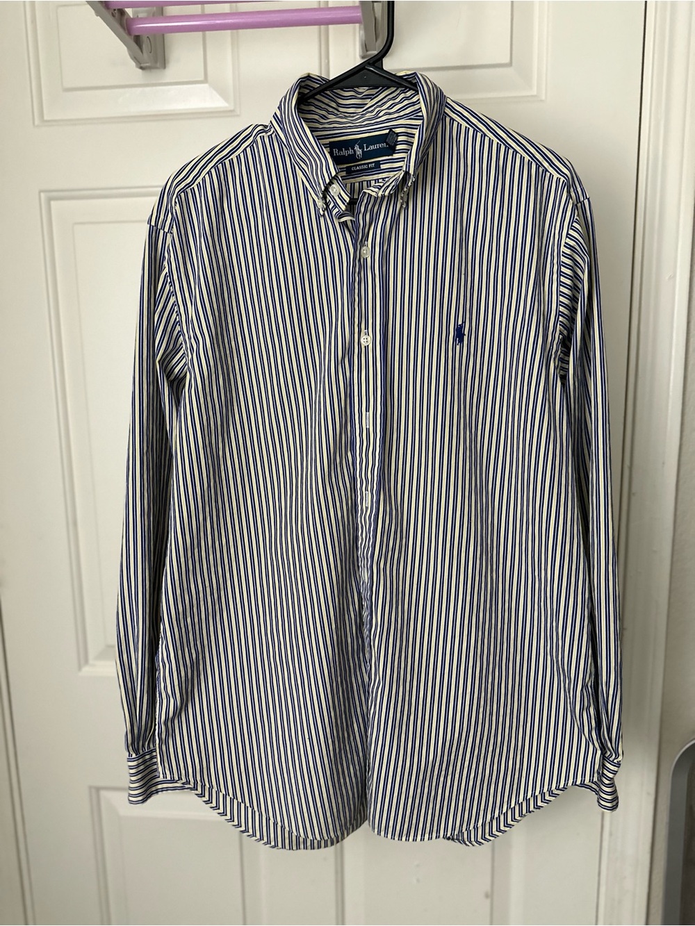 Ralph Lauren Vertical Stripe Button-Down Shirt